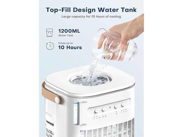 TEMEIKE 4-IN-1 Personal Air Conditioner with Remote