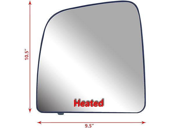 Replacement Driver Left Side Upper Mirror Glasses