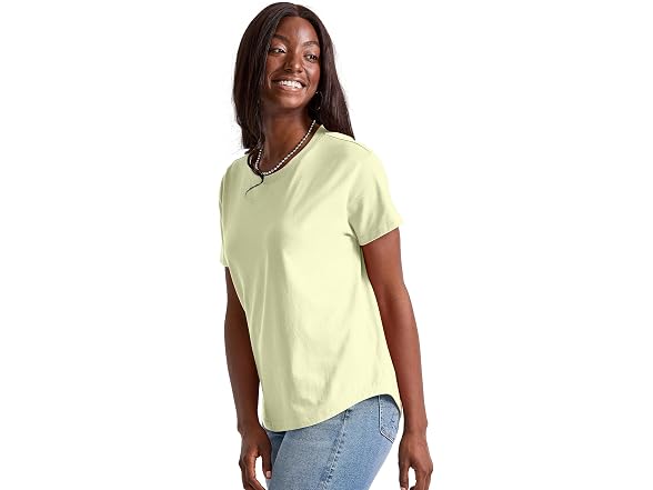 Hanes Women (XS) Originals T-shirt Solar Ice
