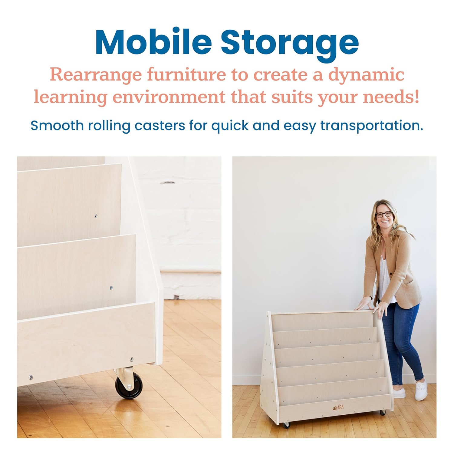 ECR4Kids Double-Sided Mobile Book Display - Gallery 19