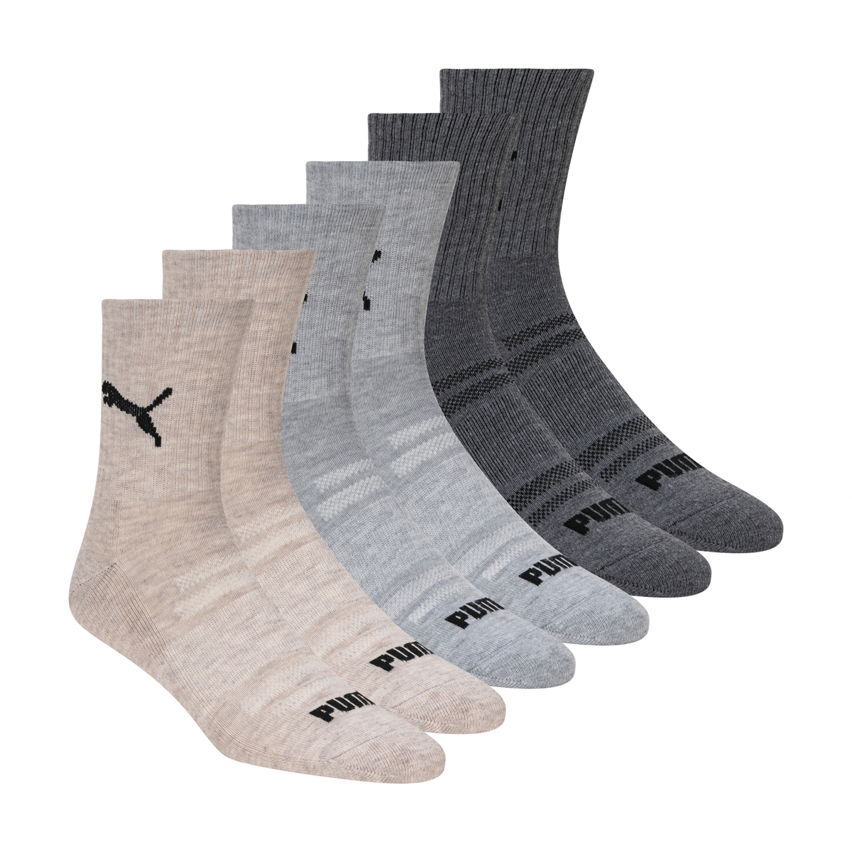 PUMA Men's 12-Pairs High Quarter Crew Socks - Gallery 8