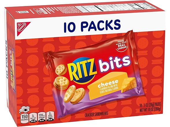 (1) Ritz Bits Lunch Snacks 40-pack