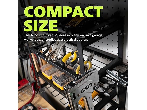 2PK Pearington Wall Mount Tool Organizer, 4-Layer