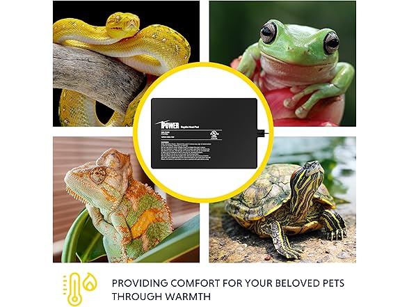iPower Reptile Heat Pad 8 by12 Inch