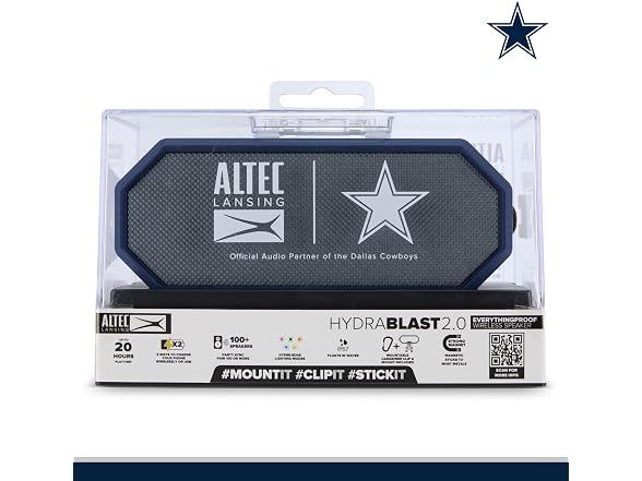 Altec Lansing Portable Bluetooth Speaker HYDRABLAST
