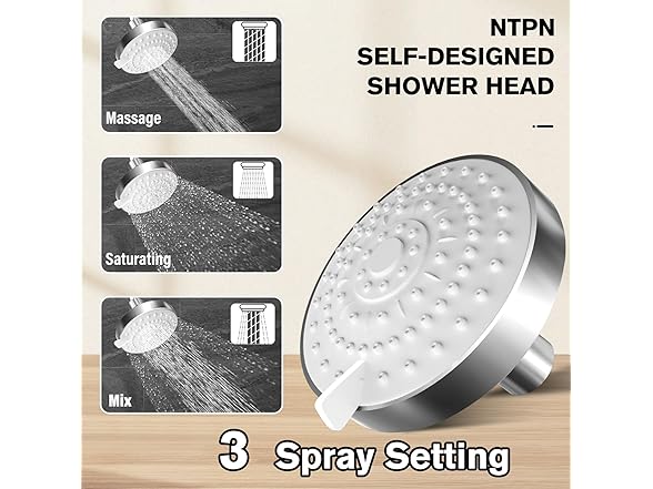 NTPN Dual Shower Head for Couples