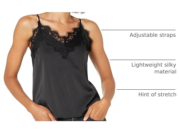 The Drop Natalie V-Neck Lace Trimmed (XXL)