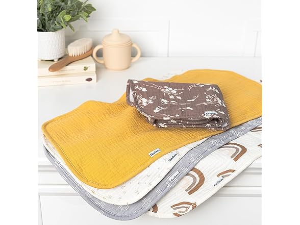 Gerber Gerber Baby Unisex Muslin Burp Cloths 6-Pack, Mul