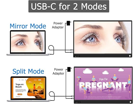 HONGO Portable Monitor for Laptop