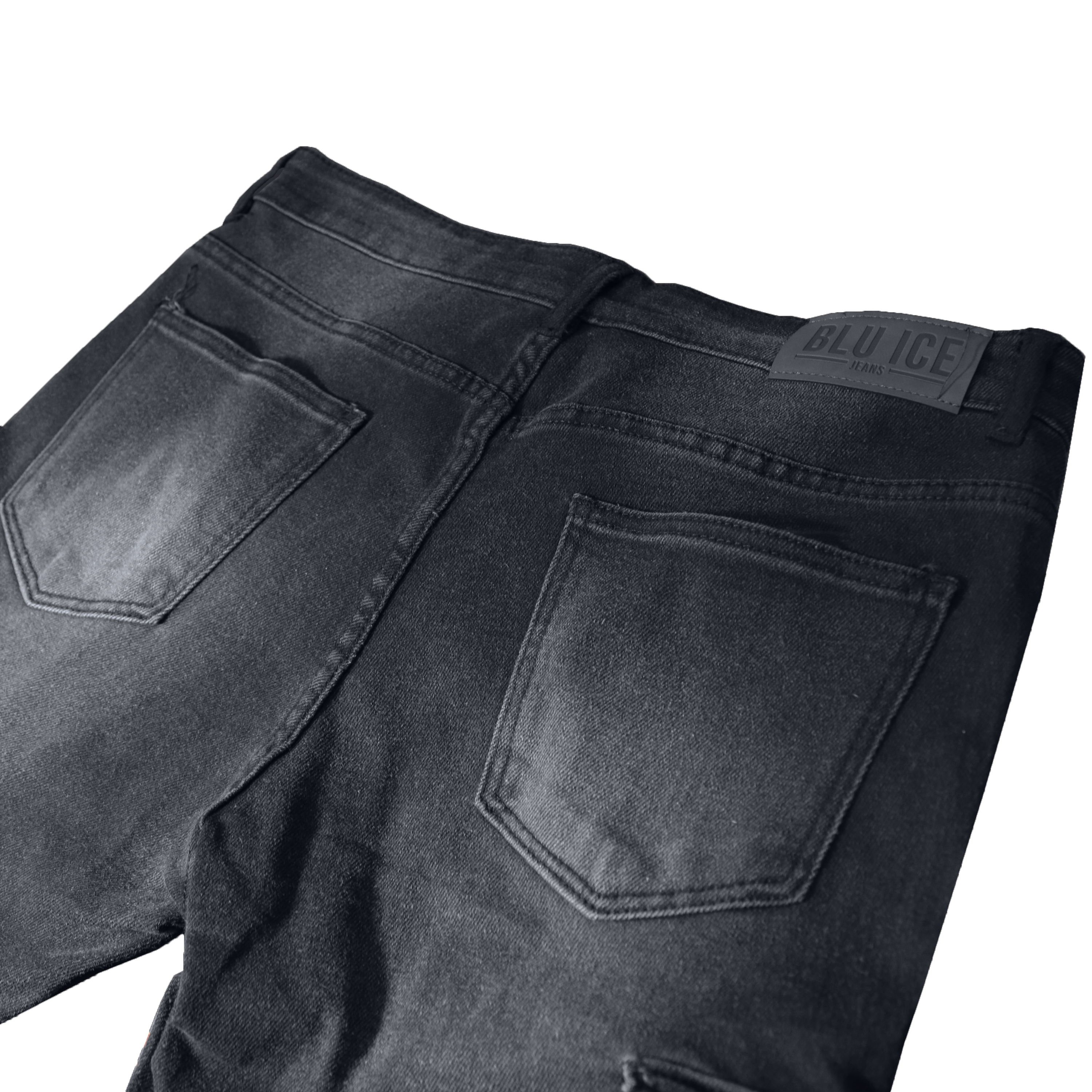 Men's Stretch Cargo Denim Jeans (30-42) - Gallery 43