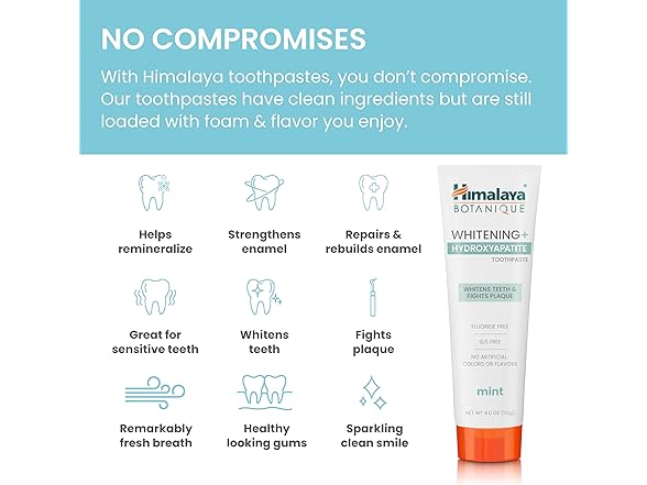 Himalaya Botanique Whitening Nano Toothpaste 4oz