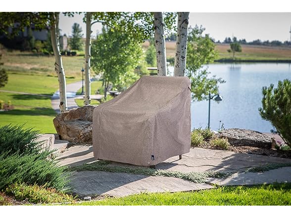 Modern Leisure Garrison Swivel Lounge Patio Chair Cover