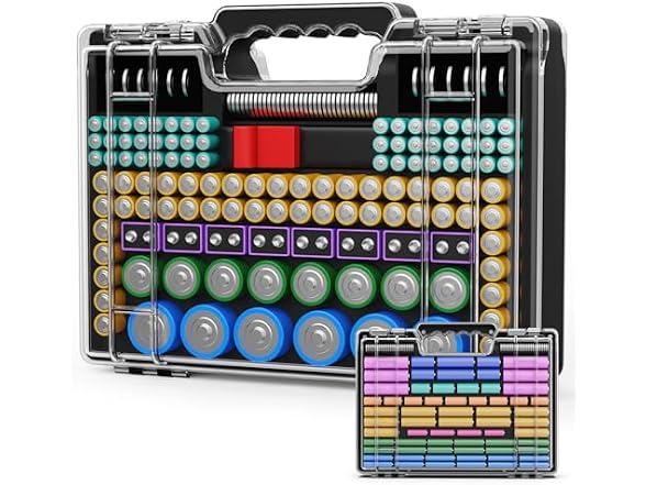 Tututry Battery Organizer Box 262-Count