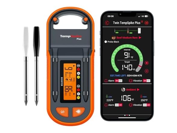 ThermoPro TempSpike Plus 600ft Wireless Meat Thermometer