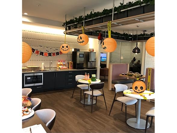 12 Count Halloween Jack-O-Lantern Paper Lanterns