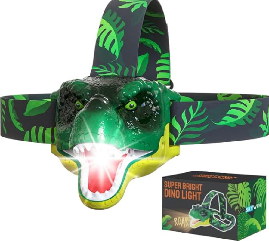 Skywin Dinosaur Headlamp for Kids - Gallery 8