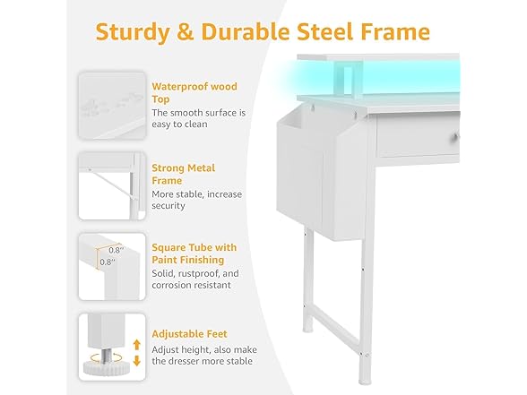 White Computer Desk