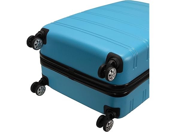 Rockland Melbourne Hardside 3 Piece Spinner Luggage Set