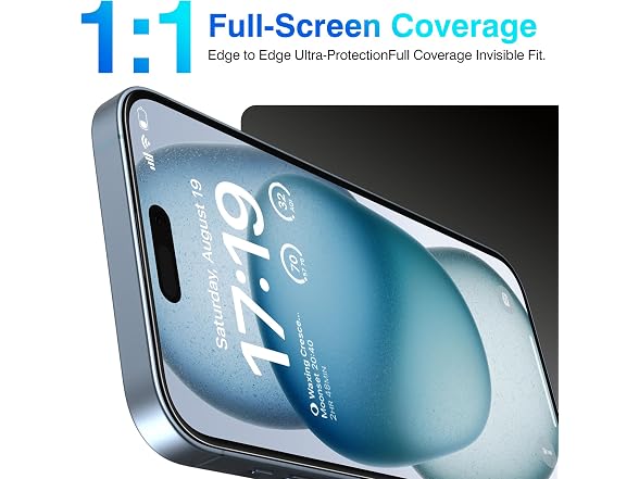 EZ-GLAZ iPhone 15 Plus Screen Protector 4+2 Pack