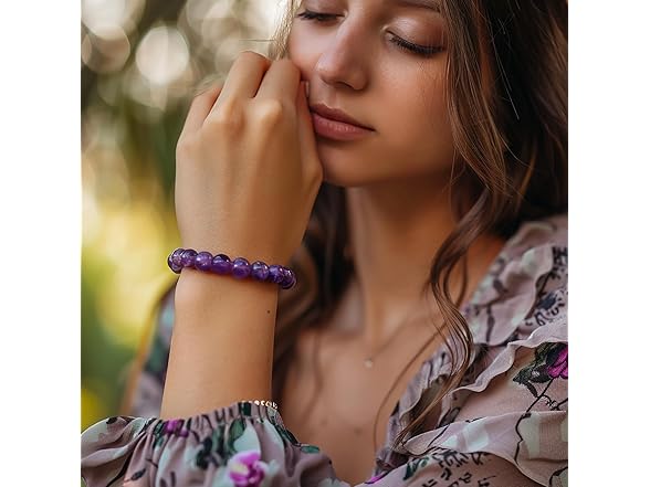 Domgikol Amethyst Crystal Bracelet
