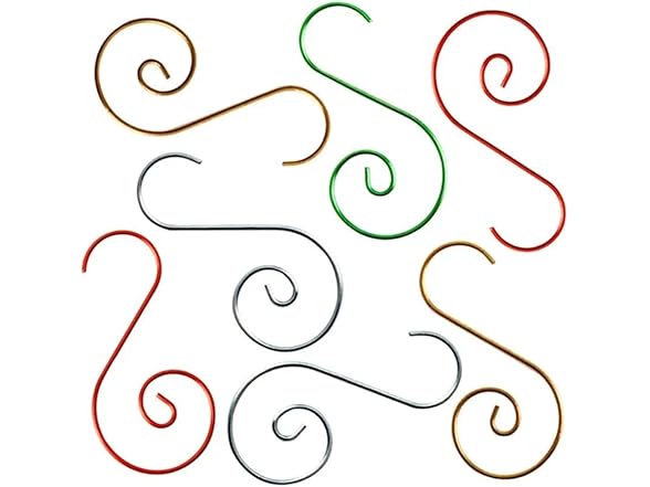 Generic 160 Pcs Metal S Hooks