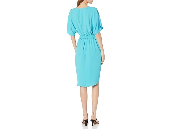 Trina Turk Womens Cocktail Dress Gathered Front (2)