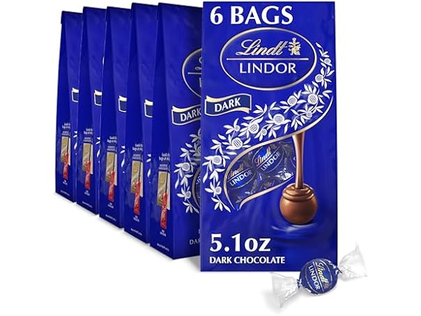 $23.99, Was $40.68, 41% Off! Lindt Lindor Dark Choc Truffles 5.1oz 6p dealfomo