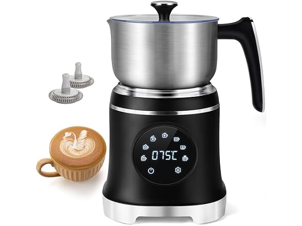 JLFJMGC 7-in-1 Milk Frother & Steamer