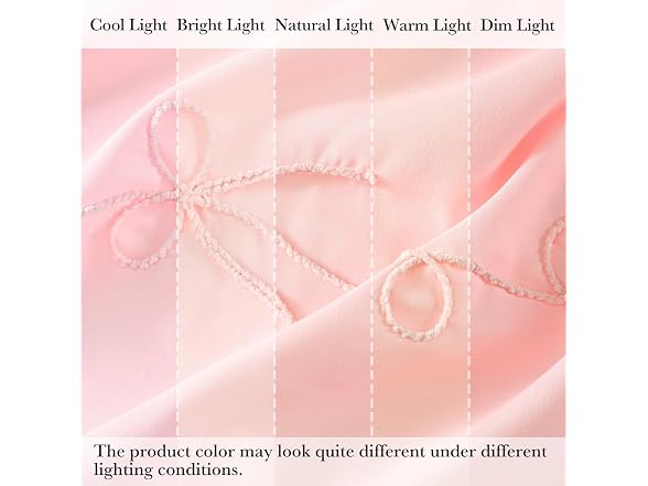 Seasonwood Pink Bow Shower Curtain