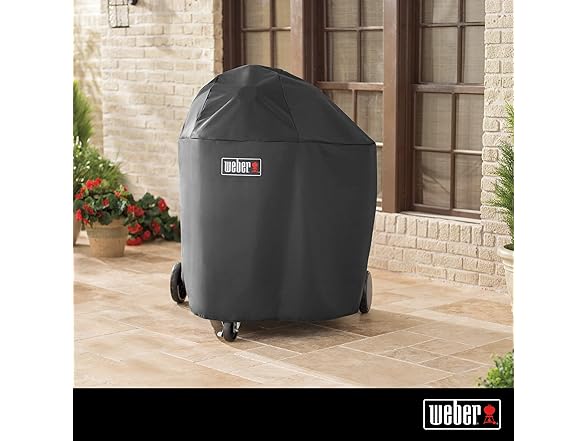 Weber Charcoal Grill Cover, Black