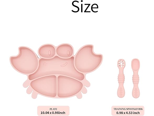 BabyX Silicone Feeding Set (3 PCs)