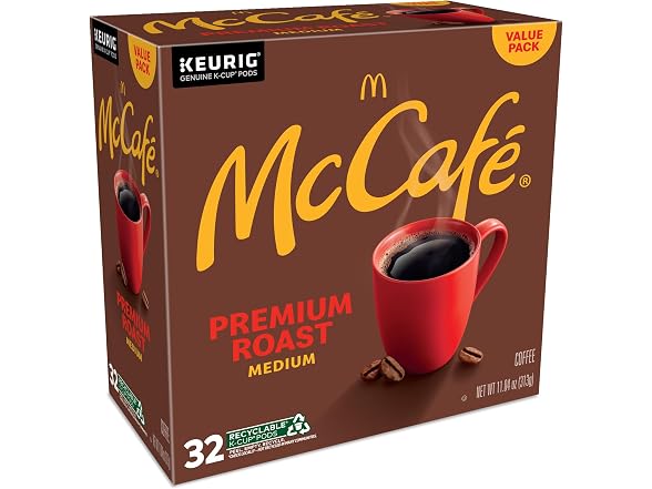 32ct McCafe Premium Roast, Keurig Single Serve Kcups