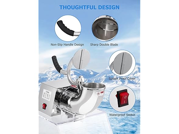 GustoWave Shaved Ice Machine