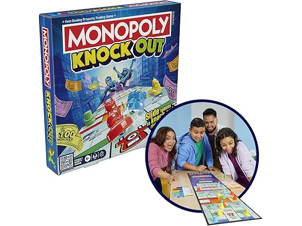 Monopoly Knockout Board Game