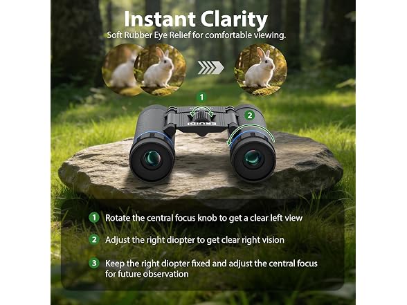ERUIDI 12X25 Compact Binoculars