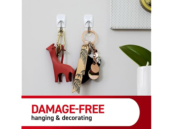 Command Small Wire Hooks, 16 Hooks
