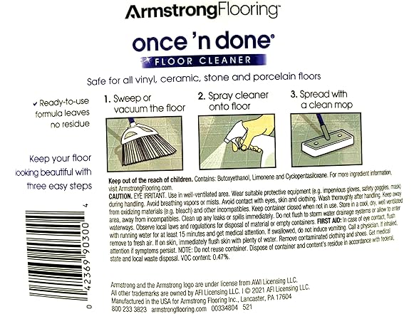 Armstrong Flooring S-334 Once'n Done Res