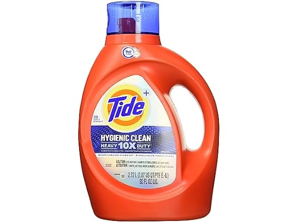 Tide Hygienic Clean Laundry Detergent, 92 oz