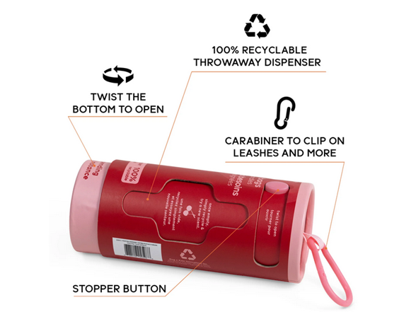 GOO EEZ Fresh Eco-Friendly Poop Bag Swirl