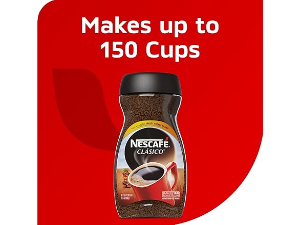 NESCAFE Clasico Instant Coffee, 10.5 oz