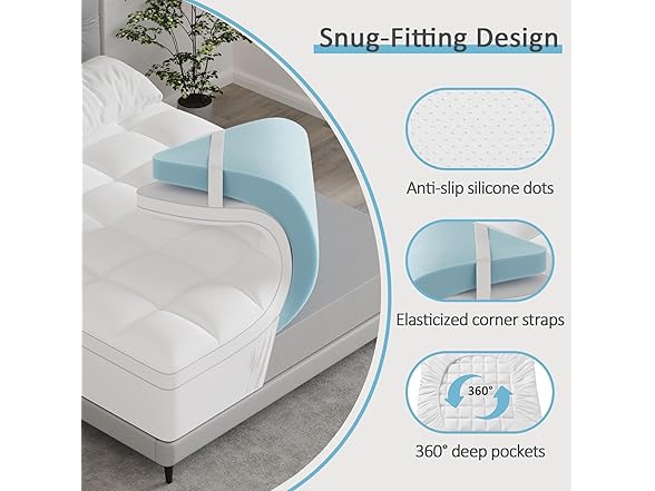 4.5" Twin Mattress Topper