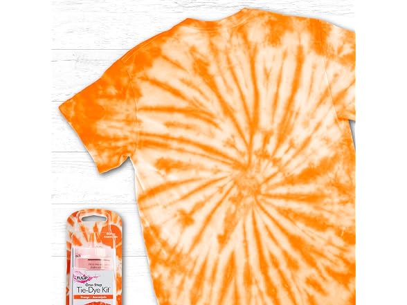 Tulip One-Step Tie-Dye Kit, Vibrant Colors for Fabric Orange