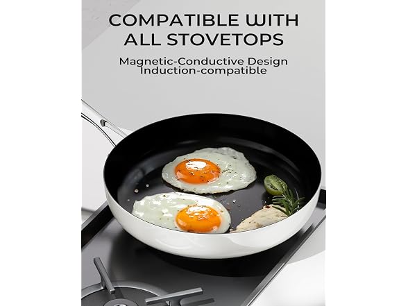 Stackbear 10 Inch Ceramic Nonstick Frying Pan