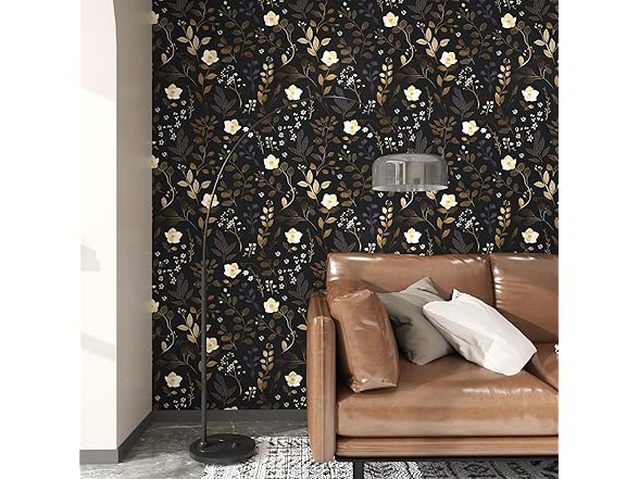 ILHIIOR Gold Leaf Peel Stick Wallpaper