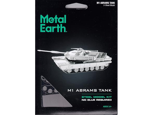 Metal Earth M1 Abrams Tank 3D Metal Model - Gallery 2