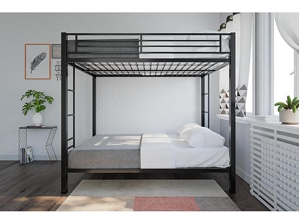DHP Full Over Full Metal Bunk Bed