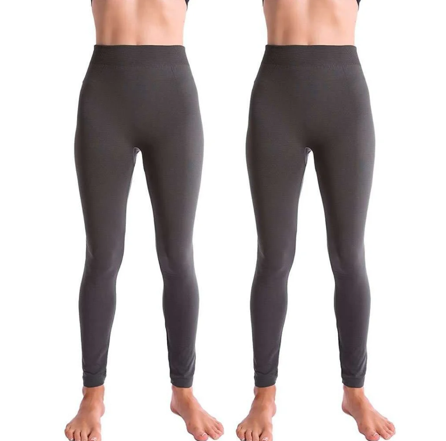 2Pk Mossimo Fleece Lined Leggings Small - Gallery 6