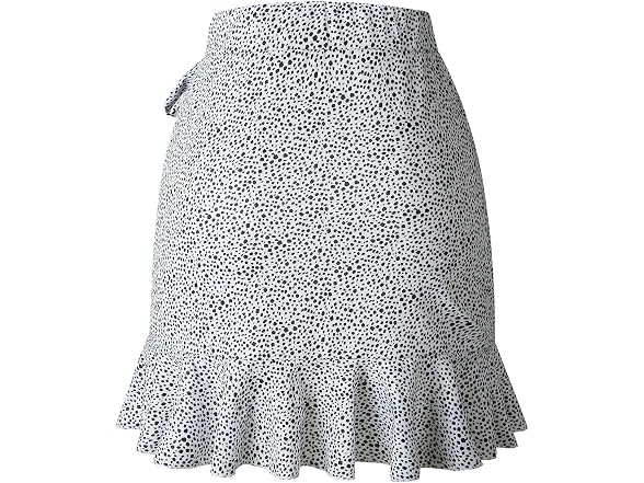 Salamola Women (L) Asymmetrical Ruffles High Skirt