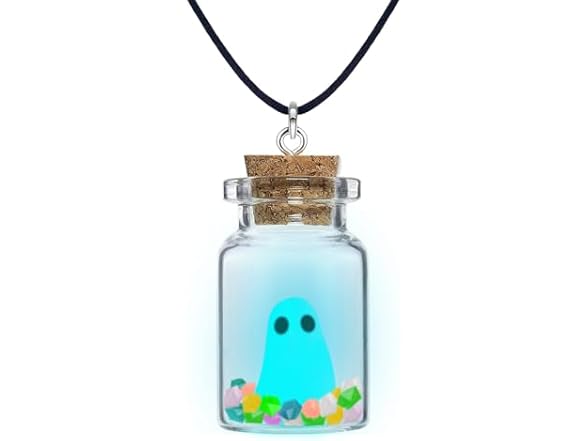 YZMOXNL Cute Ghost Necklace