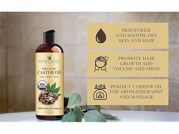 Handcraft Blends Organic Castor Oil